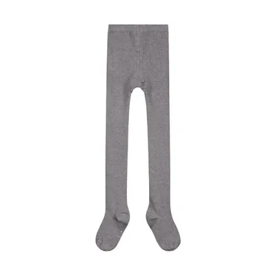Gray Label Ribbed Tights - Maat 19-22 - Grey Melange