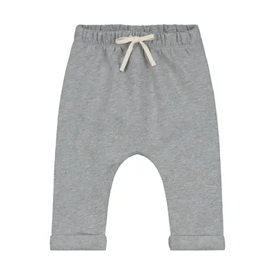 Gray Label Baby Pants - GOTS - Grey Melange - 3-6M