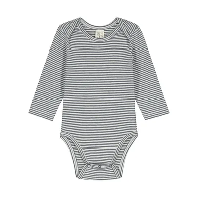 Gray Label Romper - Maat 0-3 Mnd - Blue Grey/Cream
