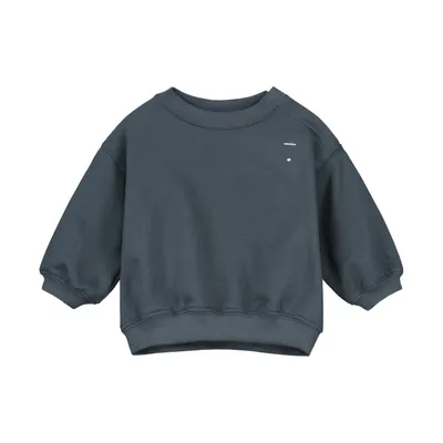 Gray Label Sweater - Dropped Shoulder - 0-3 Mnd - Blue Grey 