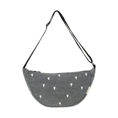 Studio Noos Fanny Pack - Denim Grey Hearts