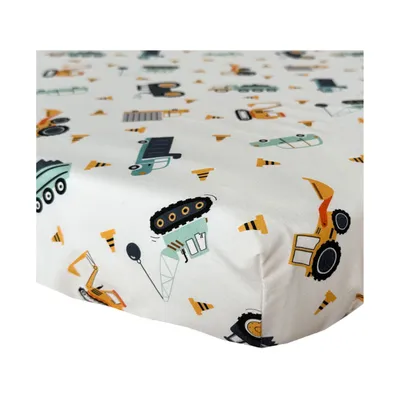 Bink Bedding Bram Spannbettlaken - 60 x 120 cm - Fahrzeugdruck
