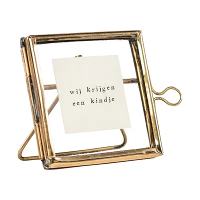 Ikpakjein Mini Lijstje Staand - Wij Krijgen Een Kindje