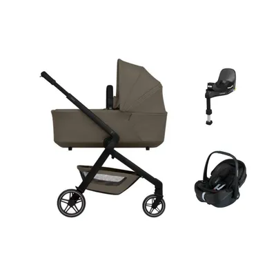 Joolz Hub 2 Kinderwagen 4-in-1 - Hazel Brown | Maxi-Cosi Pebble 360 Pro 2 Autostoeltje | Maxi-Cosi FamilyFix 360 Pro
