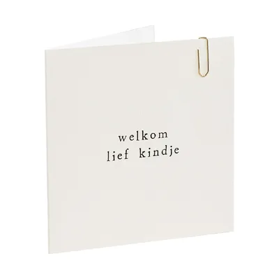 Ikpakjein Kaart - Welkom Lief Kindje
