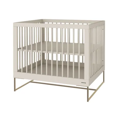Kidsmill Laufstall - Intense Patinated Brass - Oatmeal