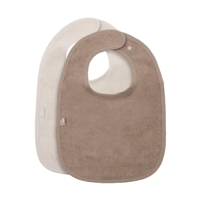 Jollein Badstof Slab - 2 Stuks - Sand / Milky Coffee