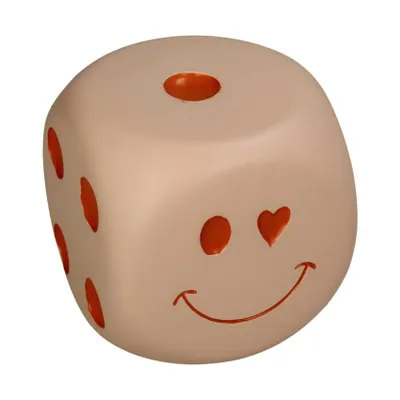 Kersten LED-Würfel Smiley – Rosa