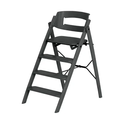 KAOS Klapp Hochstuhl – zusammenklappbar – recycelter Kunststoff – Charcoal Black