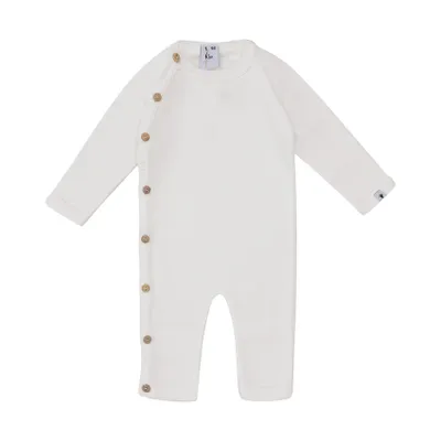 Klein Baby Jumpsuit - Natural White