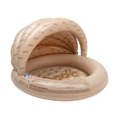 Swim Essentials Kinderpool - Roamer Canopy - Ø100 cm - Beige Leopard