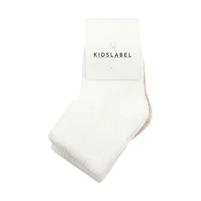 Kidslabel Socken - 2 Paar - Off-White & Beige