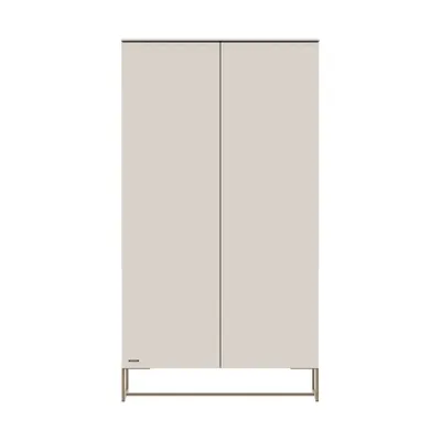 Kidsmill Intense II  Kast 2-Deurs - Oatmeal / Patinated Brass