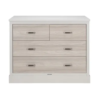 Kidsmill Newport Babyzimmer Inkl. Edelstahlgriffe – Oatmeal/Eiche