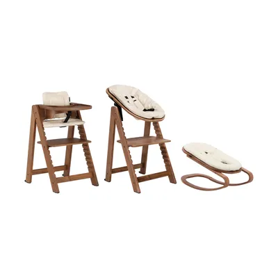 Kidsmill Up! Hochstuhl Walnuss - Komplettset - 0 Mte+ / 6 Mte+