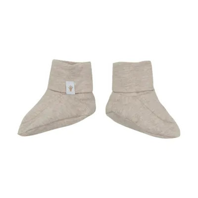 Klein Baby Slofjes – Beige Melange