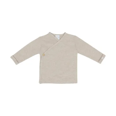Klein Baby Wrap Top - Beige Melange