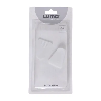 Luma Badewannenstöpsel – Weiß – 2 Stück