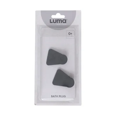 Luma Badewannenstöpsel - Grau - 2 Stück