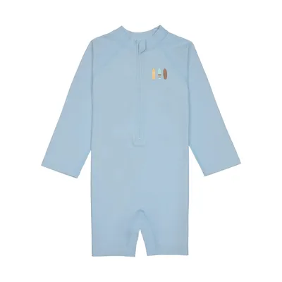 Lässig UV Badeanzug Langarm - Sky Blue