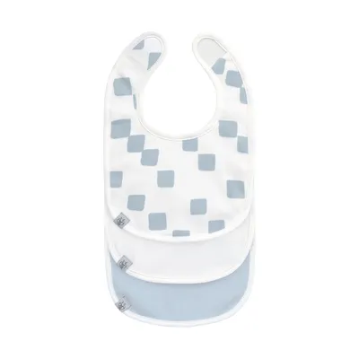 Laessig Lätzchen Newborn 3 Stück - Happy Fruits - Light Blue