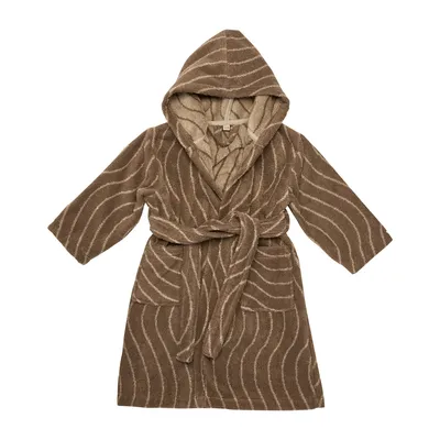 Leander Bademantel - Woodland Mocca - 3-4 Jahre