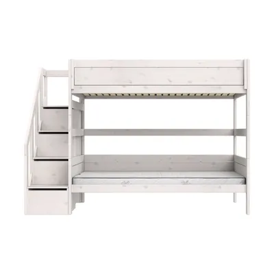 Life Time Etagenbett Deluxe - 120 cm - Mit Treppenschrank