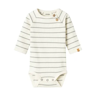 Lil' Atelier Romper - Gestreept - Coconut Milk