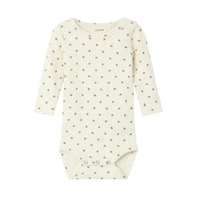 Lil' Atelier Ladybug Romper - Turtledove