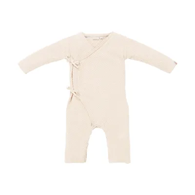 Little Dutch Gestrickter Wickelstrampler - Sand