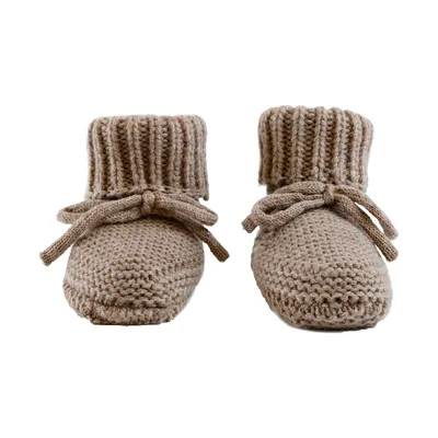 Lodger Buffalo Slofjes - Merinowol - 0-6 mnd - Beige