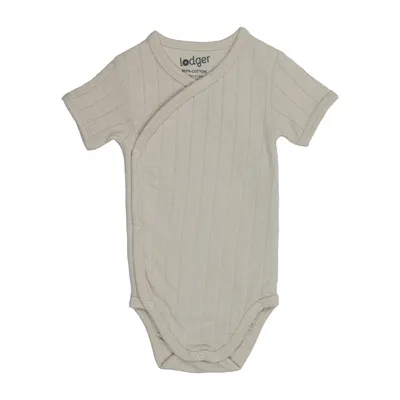 Lodger Solid Wickelbody Kurzarm - Birch