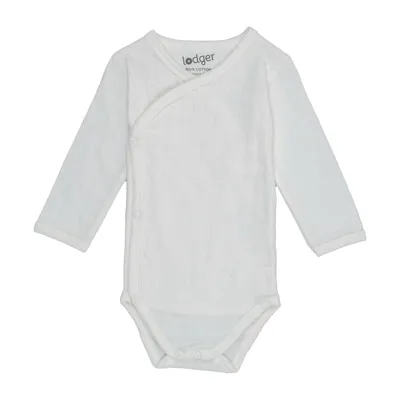 Lodger Solid Wickelbody Langarm - Cloud Dancer