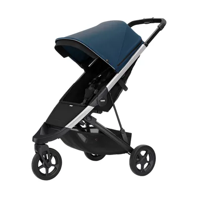 Thule Spring Buggy - Aluminium / Majolica Blue