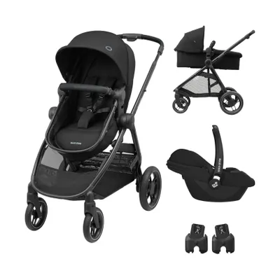 Maxi-Cosi Zelia 3 Kinderwagen Set 3-in-1 - Black