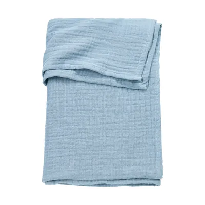 Meyco Baby Uni Pre-Washed Hydrophiles Bettlaken – 100 x 150 cm – Jeans Blue