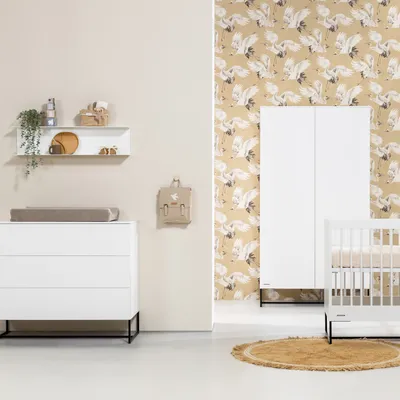 Kidsmill Intense II Babyzimmer Weiß / Schwarz