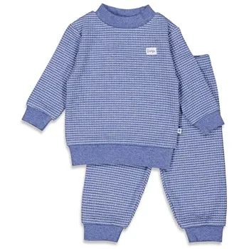 Feetje Waffel Pyjama - Blue Melange