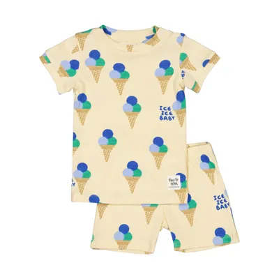 Feetje Gino Gelato Premium Shortama - Gelb