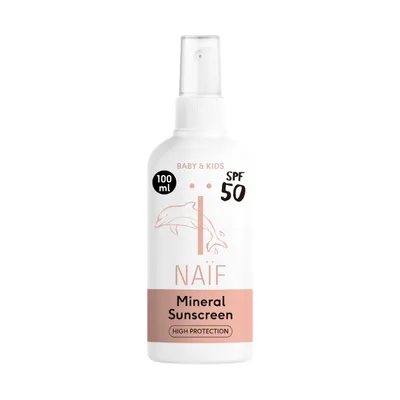 Naïf Sonnenschutzspray Für Baby & Kind - SPF 50 - 100 ml