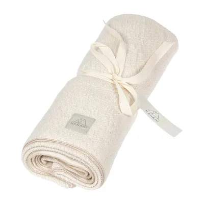 Nanami Knitlook Babydecke - Natur