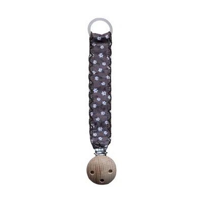 Ootje Kadootje Vintage Schnullerkette – Taupe