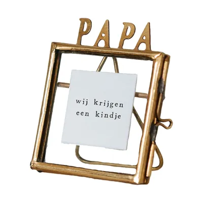 Ikpakjein Papa Lijstje Staand - Wij Krijgen Een Kindje