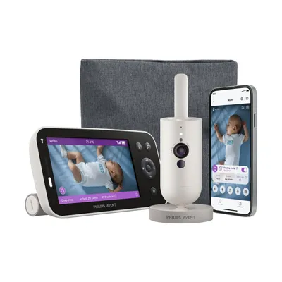 Philips Avent Babyphone mit Kamera – Premium Connected - Silk White