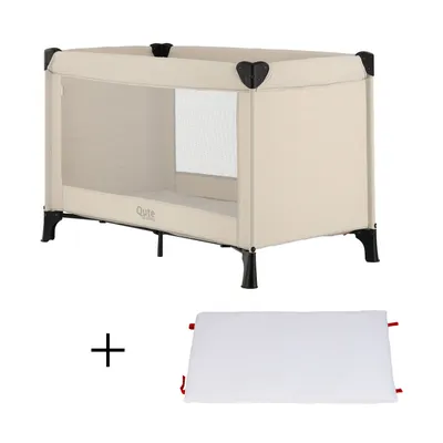 Qute Q-Sleep Campingbett Easyfold + Q-Matti Matratze inkl. Bezug