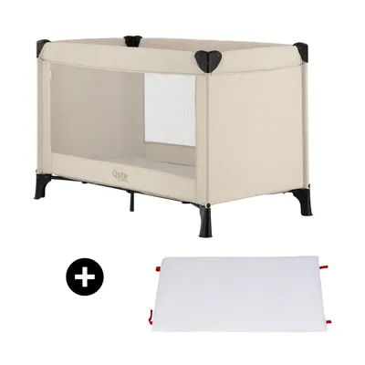 Qute Q-Sleep Campingbed Easyfold + Q-Matti Matras incl. Hoes