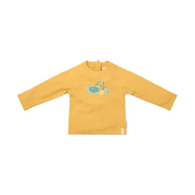 Little Dutch Schwimmshirt Langarm - Seashells -  Sunny Yellow