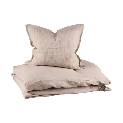 Sebra Dekbedovertrek - Seabreeze Beige - 100 x 70 cm