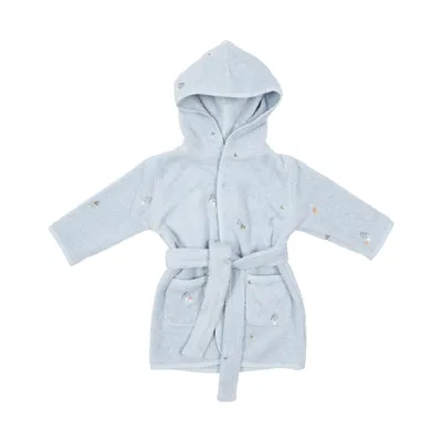 Little Dutch Bademantel Bestickt - Größe 98/104 - Blue