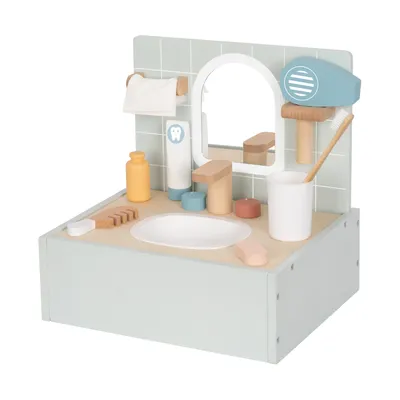 Tooky Toy Badezimmer Spielset Mini - Holz